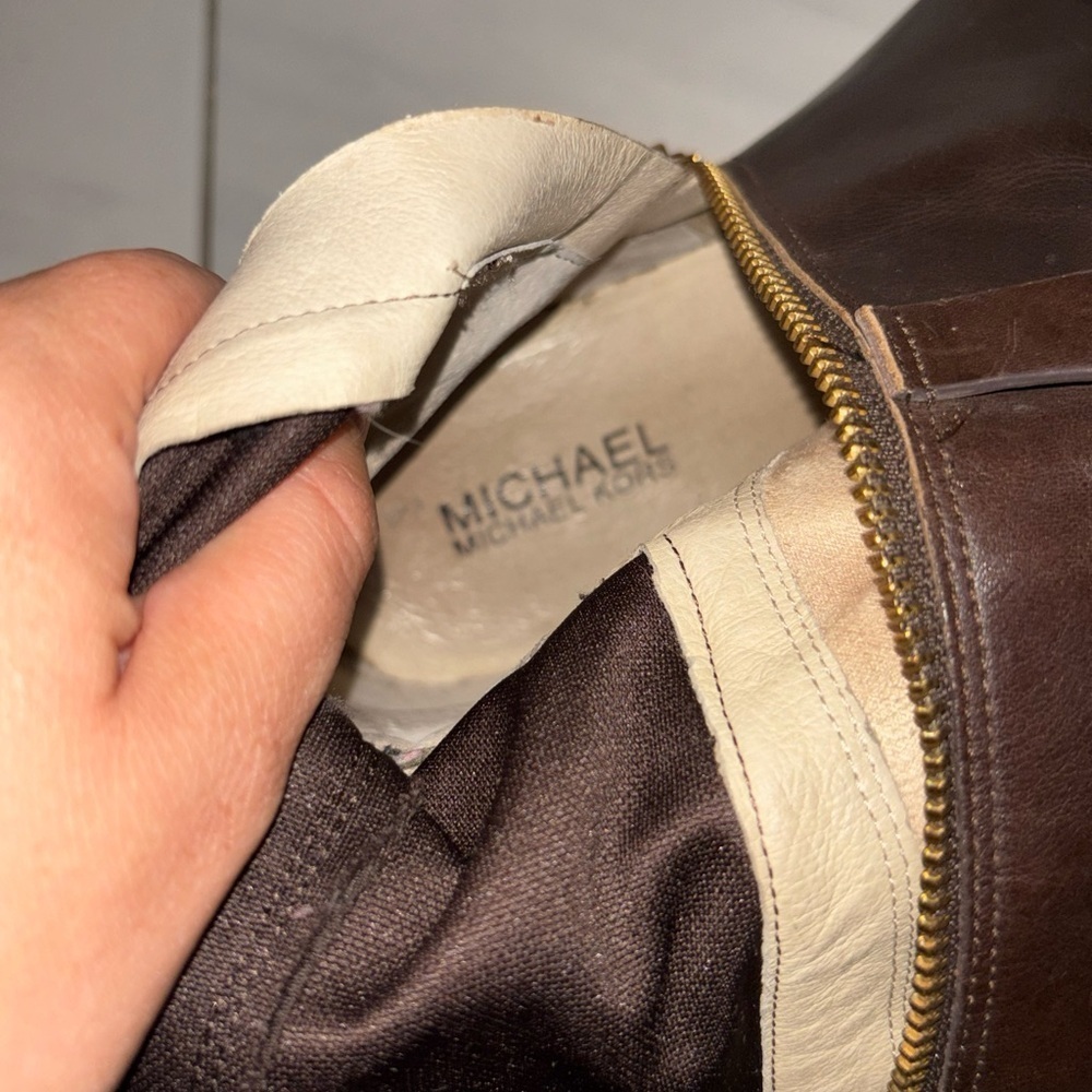 Michael Kors Dark Brown Over the Knee Boots - Picture 13 of 15